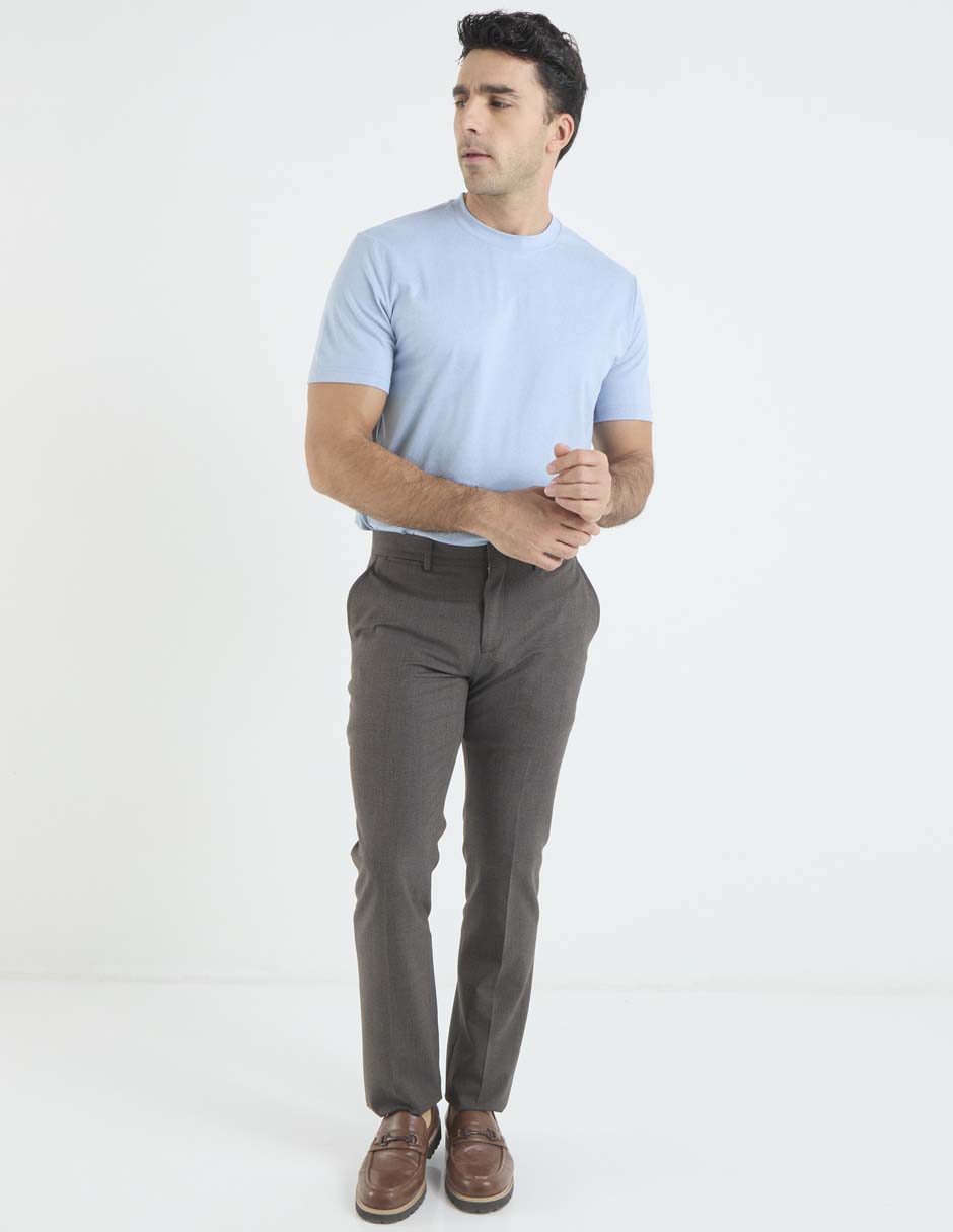 Pantalón de vestir regular de para hombre 3