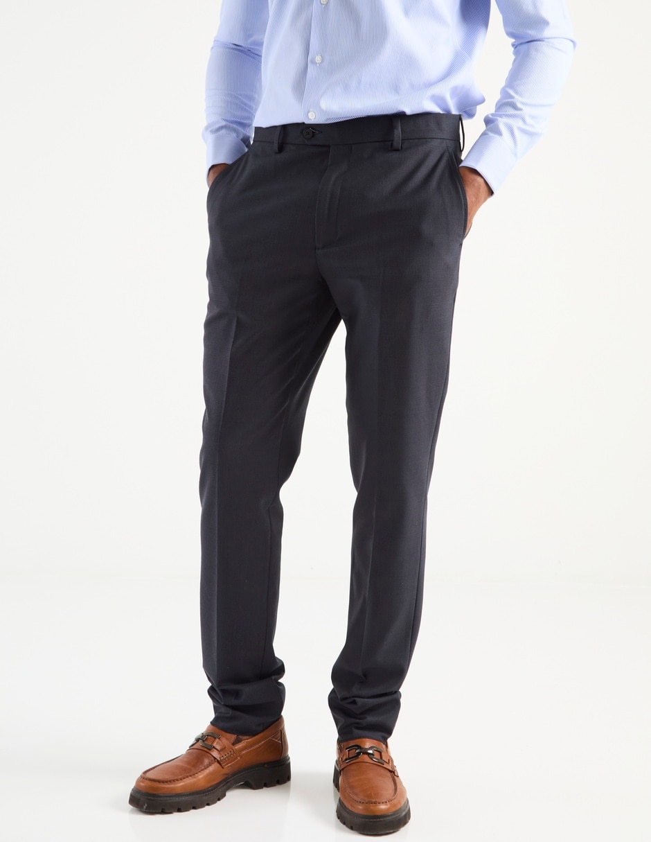 Pantalón de vestir slim para hombre