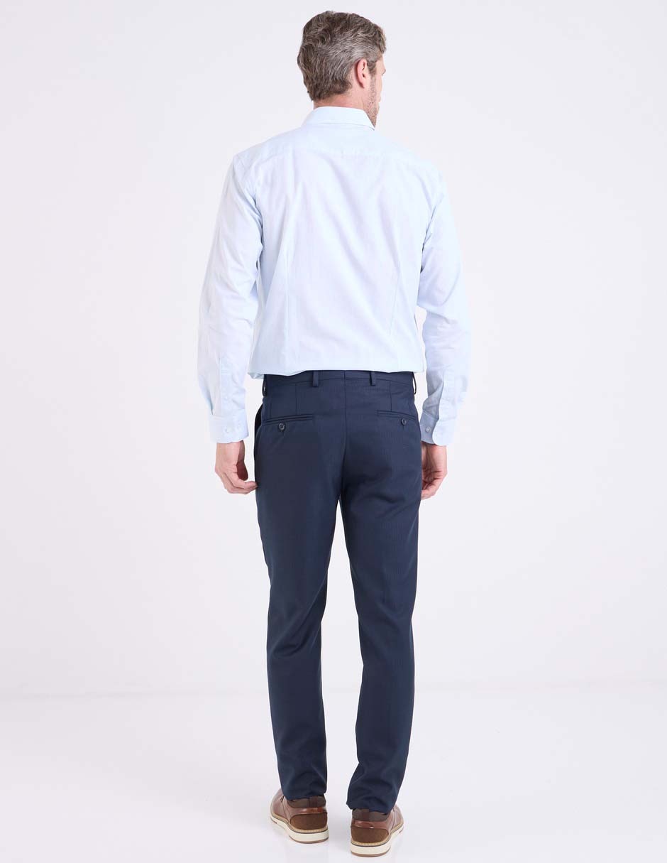 Pantalón de vestir regular para hombre 2