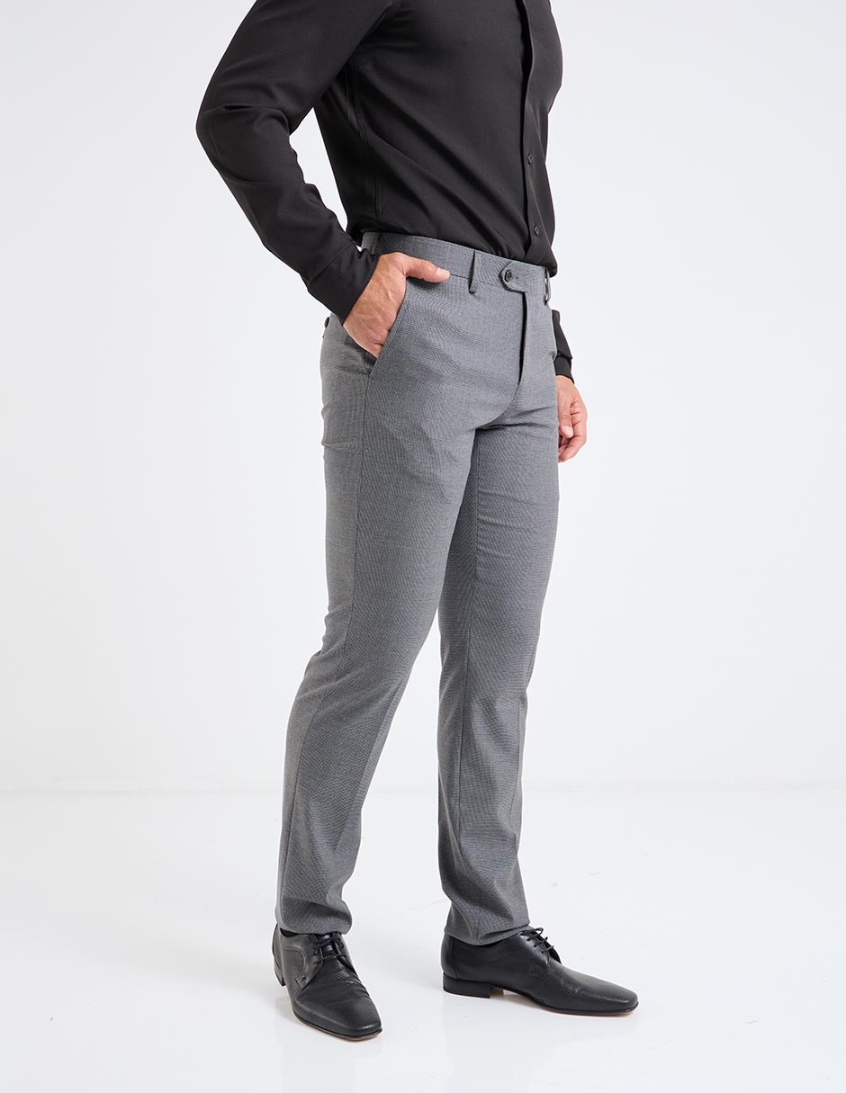 Pantalón de vestir regular para hombre