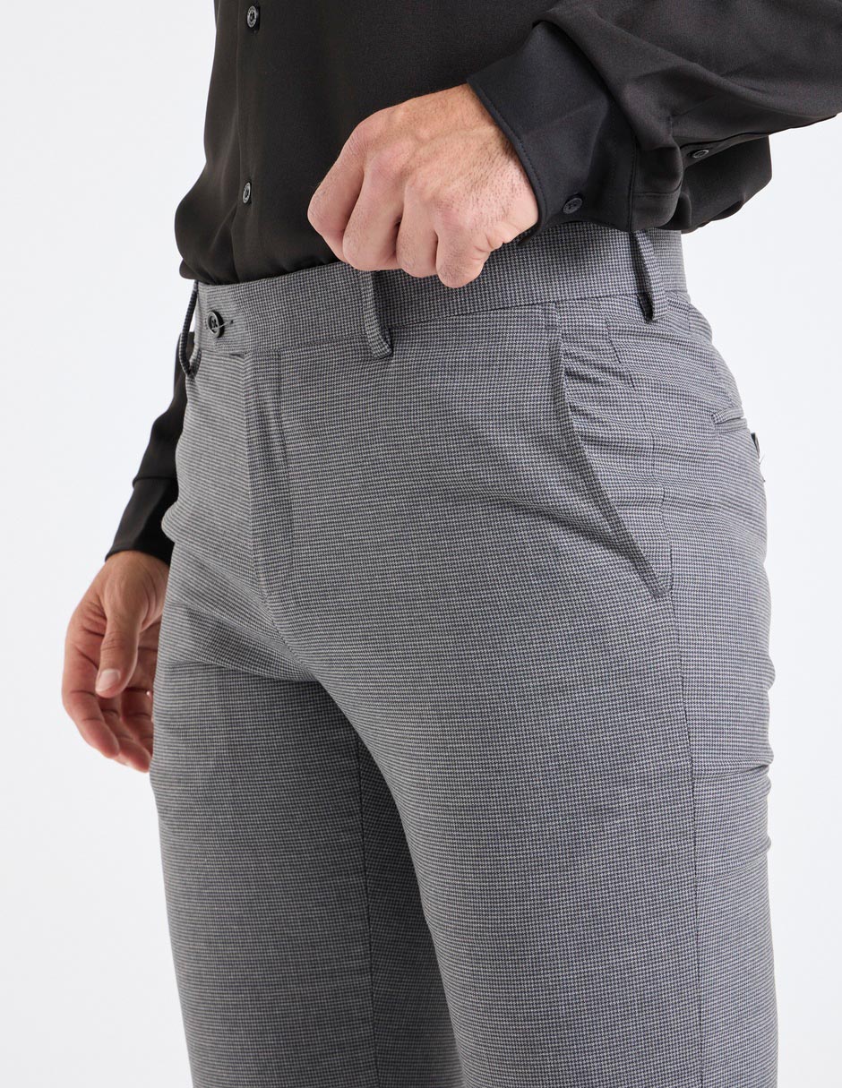 Pantalón de vestir regular para hombre 4