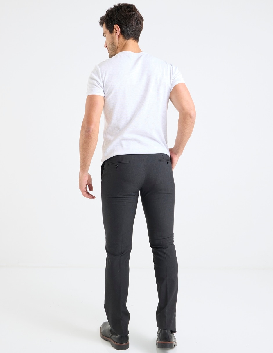Pantalón de vestir regular para hombre 2