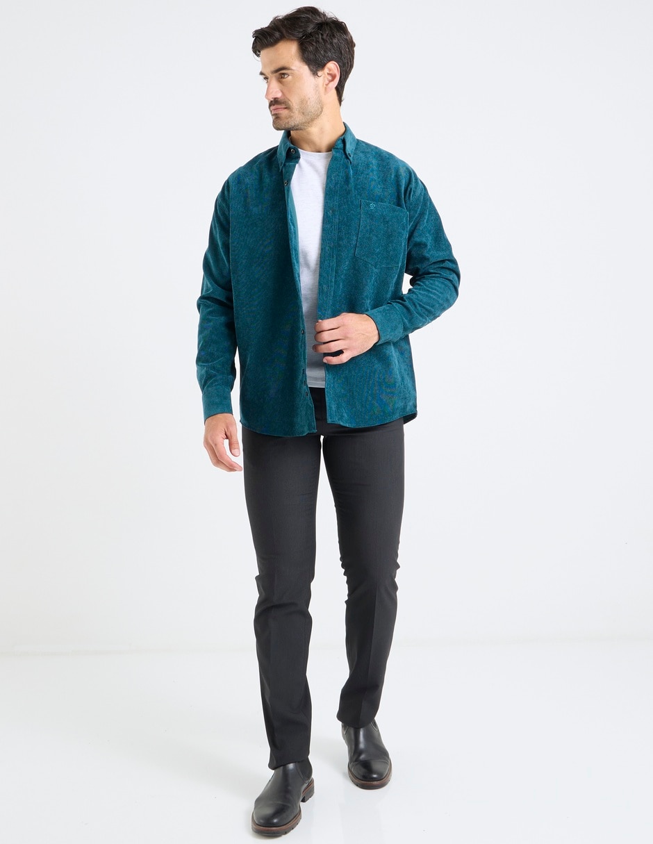 Pantalón de vestir regular para hombre 3