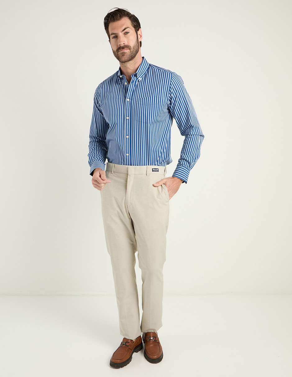 Pantalón de vestir chino regular para hombre 4