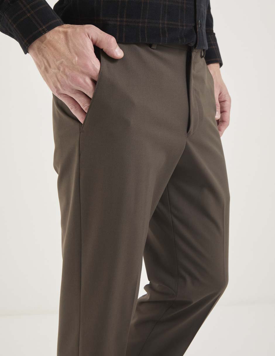 Pantalón de vestir recto para hombre 4
