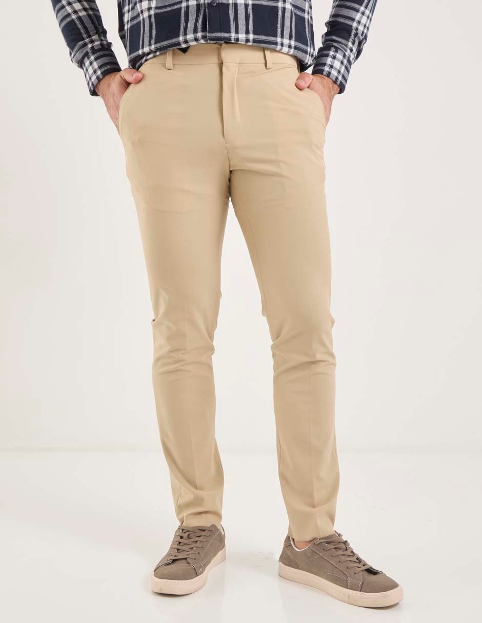 Pantalón de vestir recto para hombre
