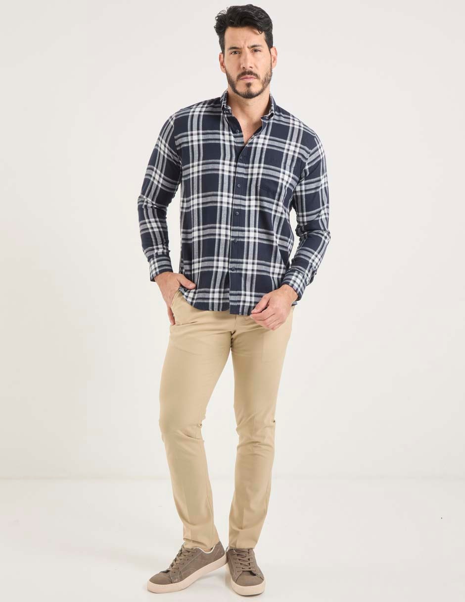 Pantalón de vestir recto para hombre 3