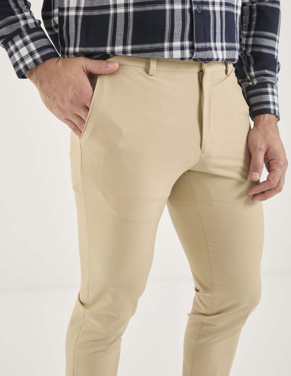 Pantalón de vestir recto para hombre 4