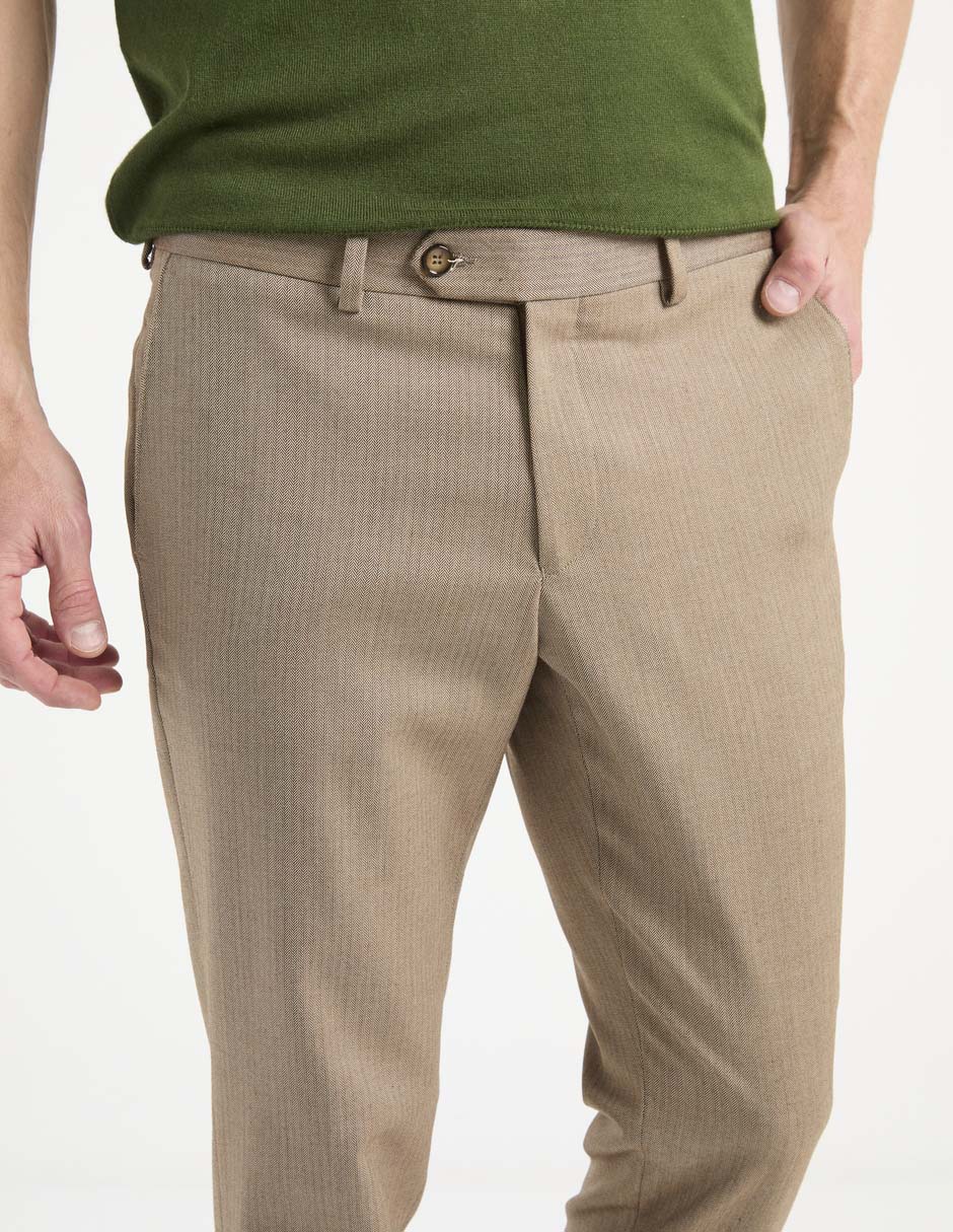 Pantalón de vestir chino recto para hombre 4
