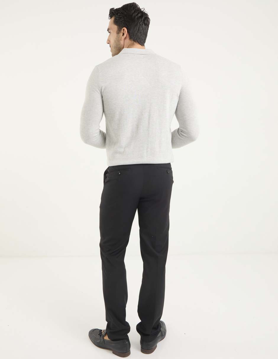 Pantalón de vestir regular para hombre 2