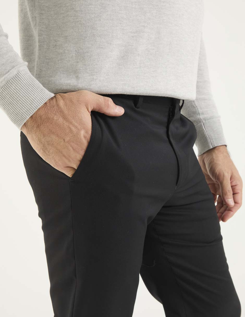 Pantalón de vestir regular para hombre 4