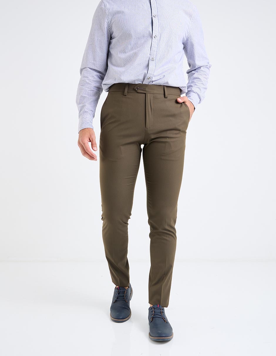 Pantalón de vestir slim para hombre Pantalón de vestir slim para hombre