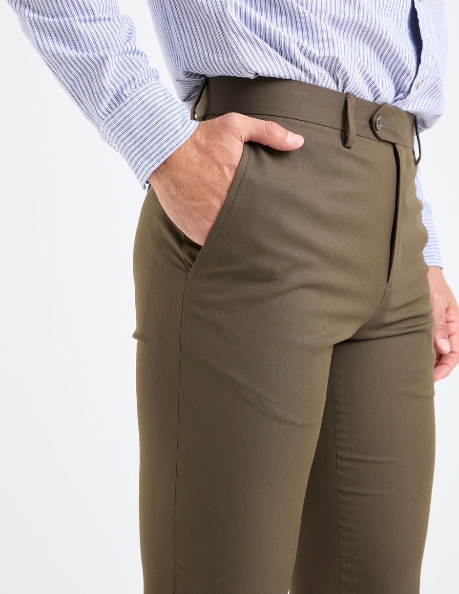 Pantalón de vestir slim para hombre 4