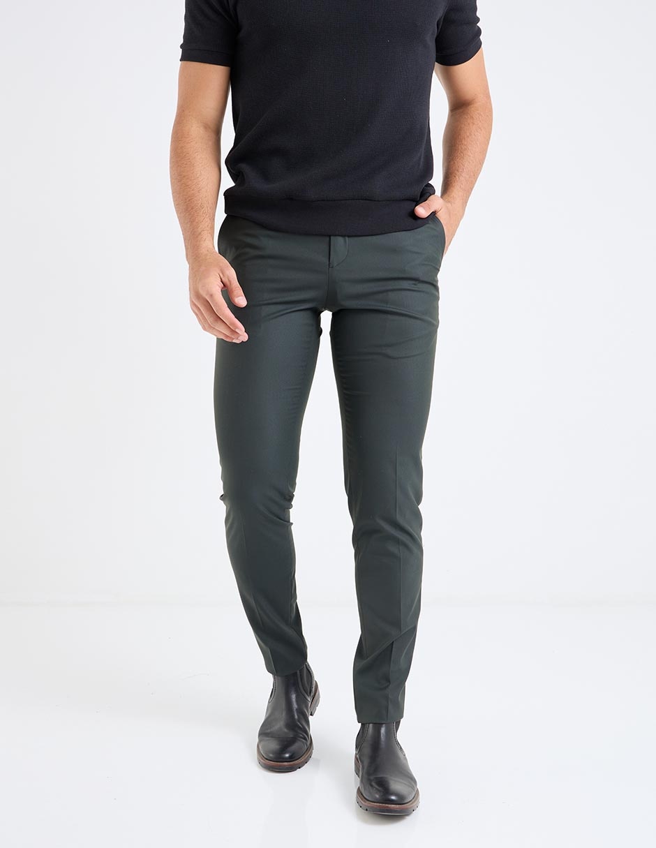 Pantalón de vestir slim para hombre Pantalón de vestir slim para hombre