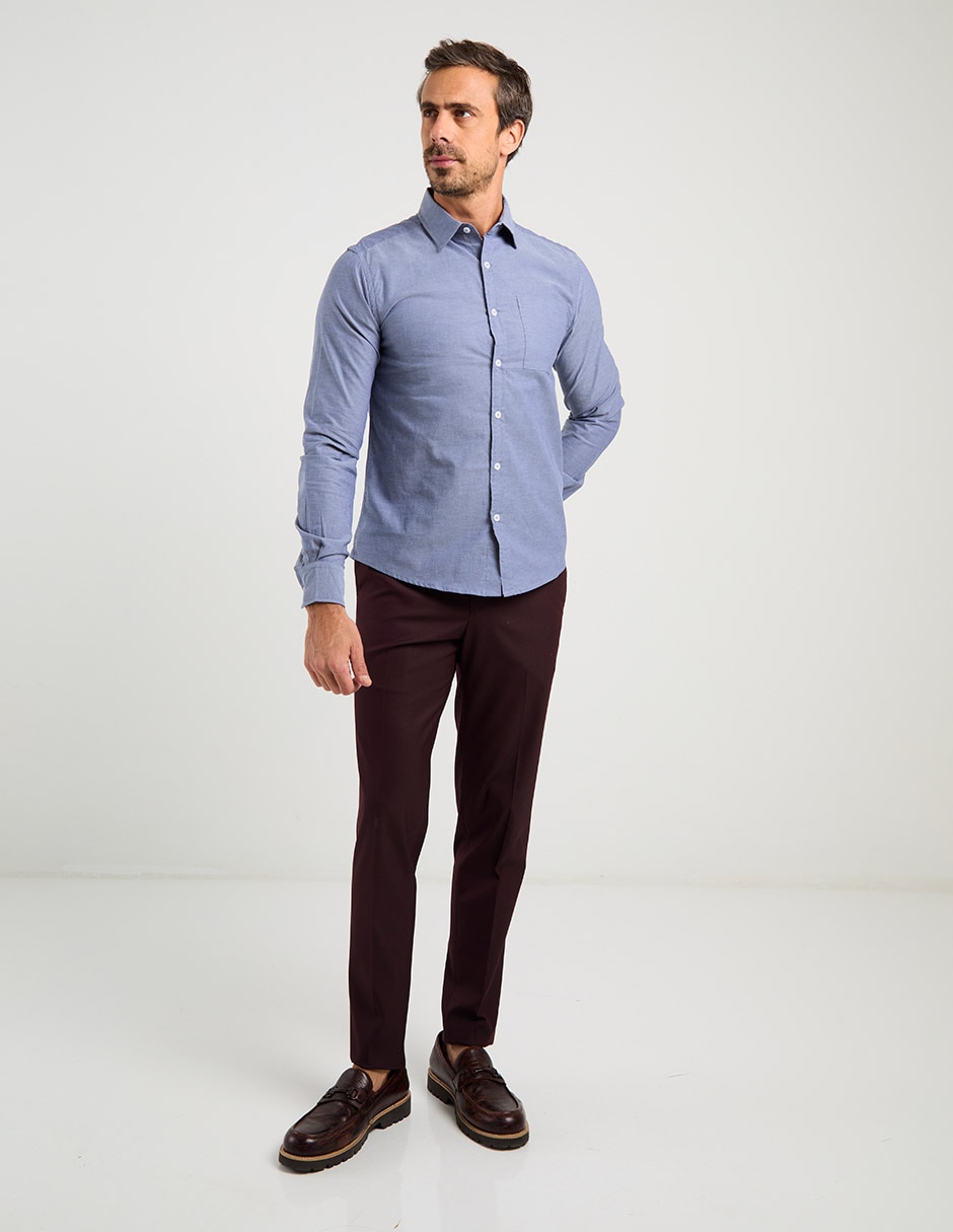 Pantalón de vestir slim para hombre Pantalón de vestir slim para hombre