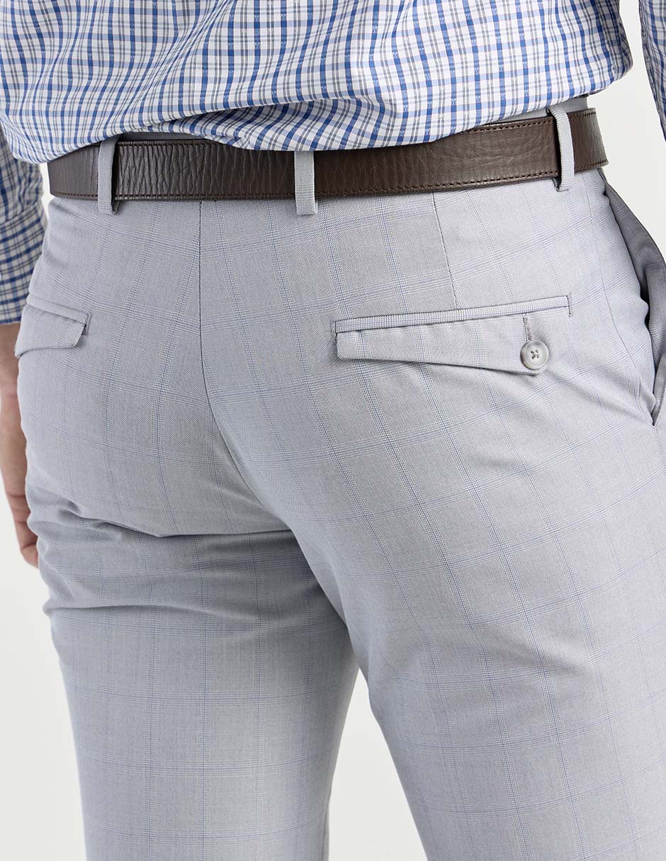 Pantalón de vestir straight de algodón para hombre 5