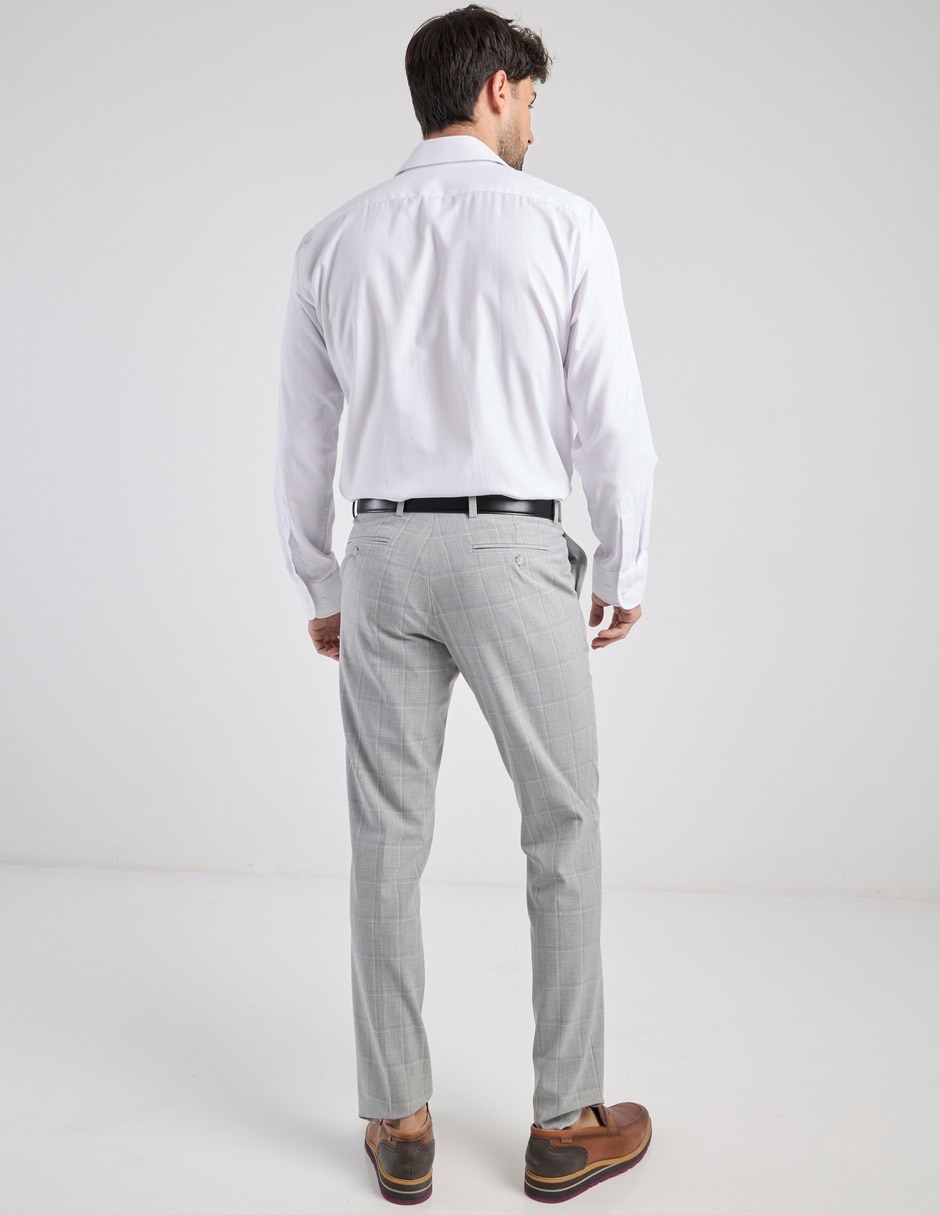 Pantalón de vestir recto para hombre 2