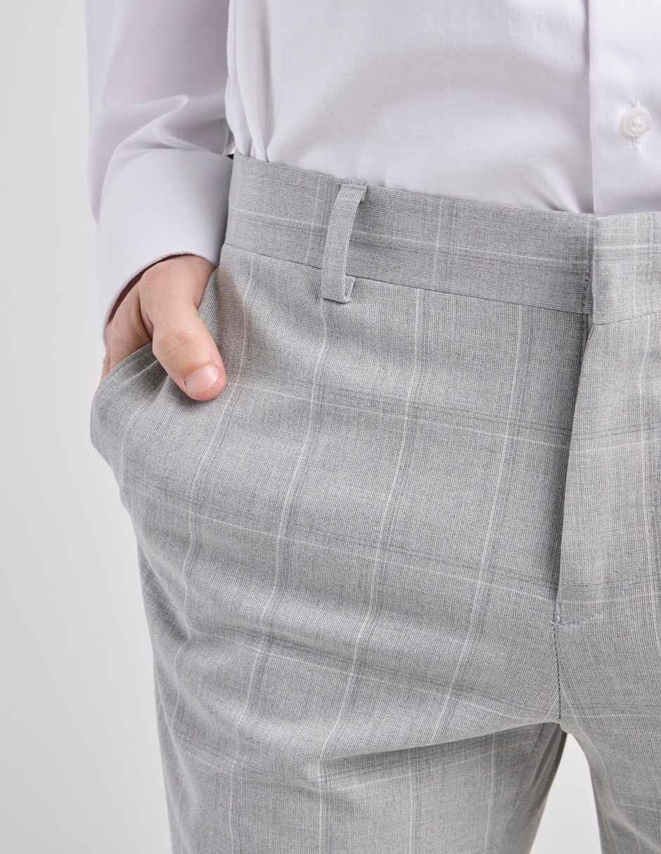 Pantalón de vestir recto para hombre 4