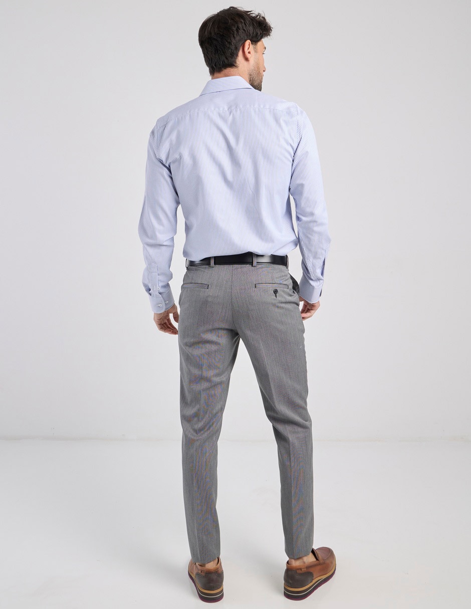 Pantalón de vestir recto de para hombre 2