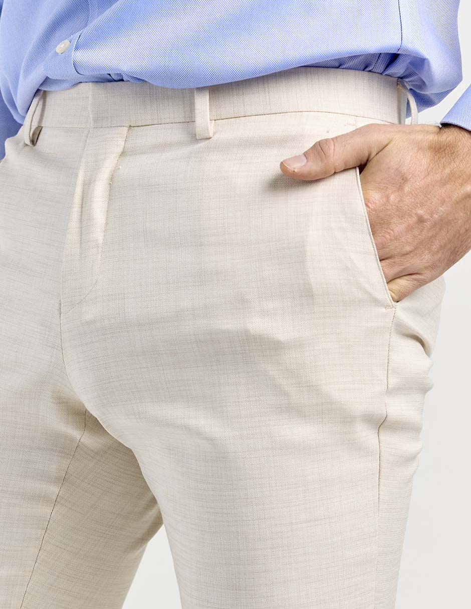 Pantalón de vestir recto para hombre 4