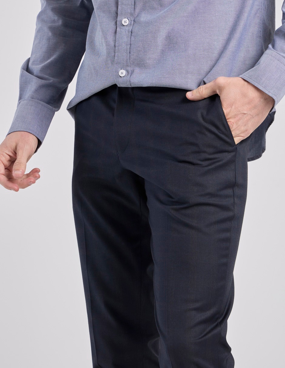 Pantalón de vestir recto para hombre 4