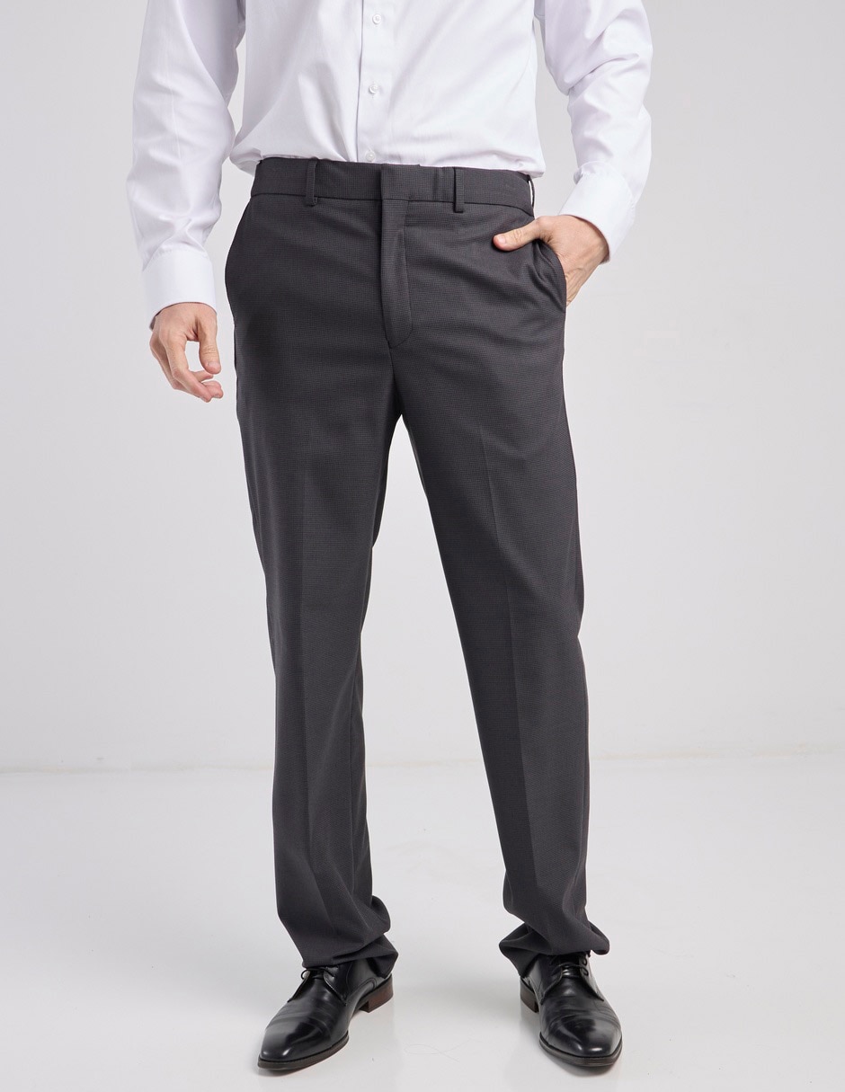 Pantalón de vestir recto para hombre