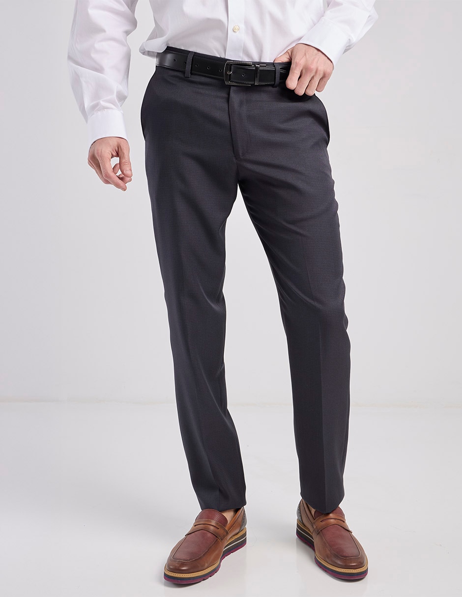 Pantalón de vestir recto de para hombre