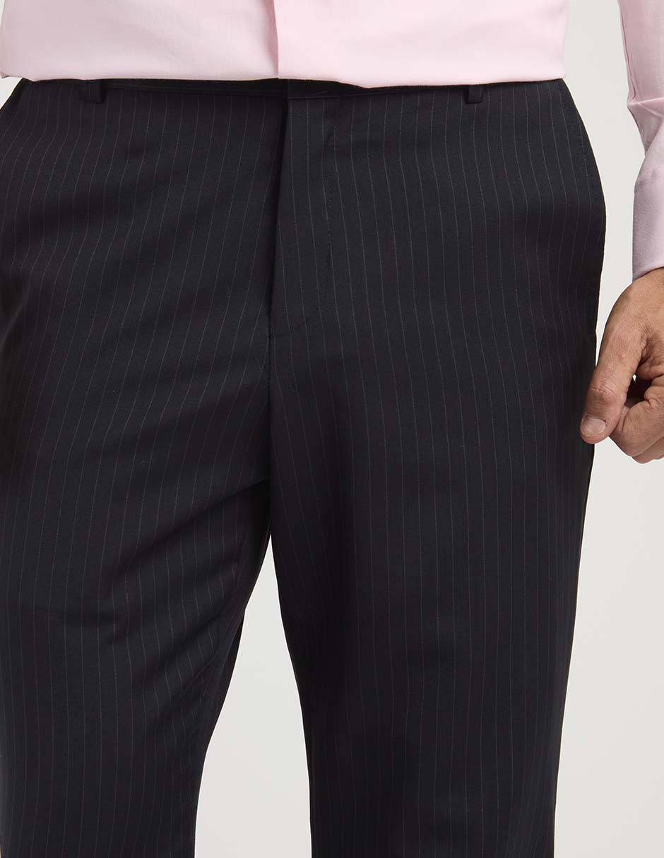 Pantalón casual de vestir regular de lana para hombre 4