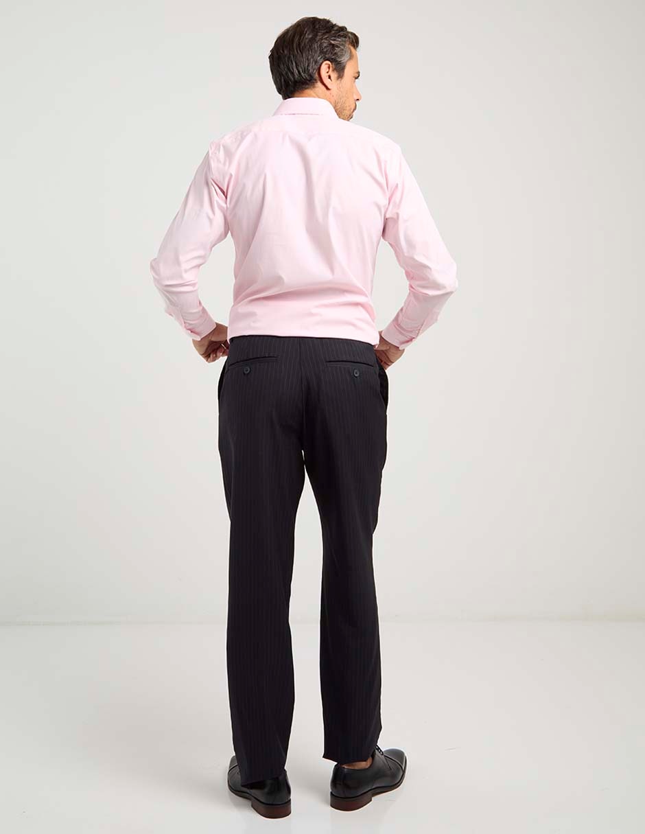 Pantalón casual de vestir regular de lana para hombre 6