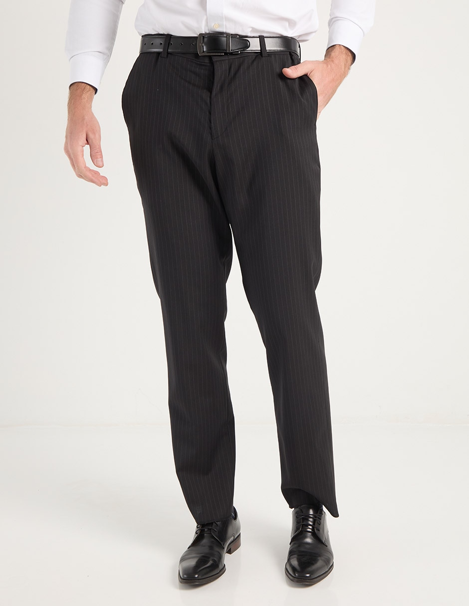 Pantalón de vestir recto de lana para hombre 2