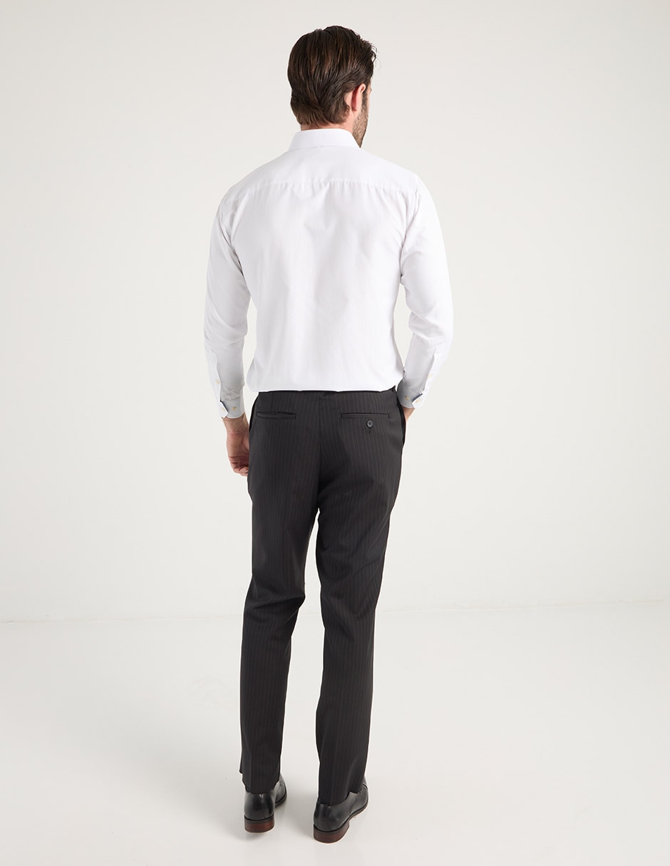 Pantalón de vestir recto de lana para hombre 6