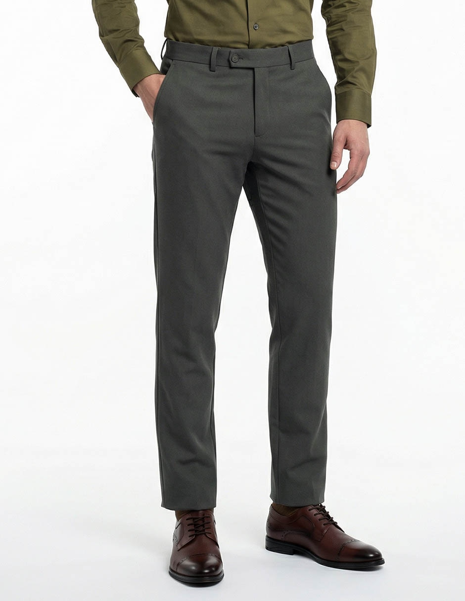 Pantalón de vestir slim para hombre Pantalón de vestir slim para hombre