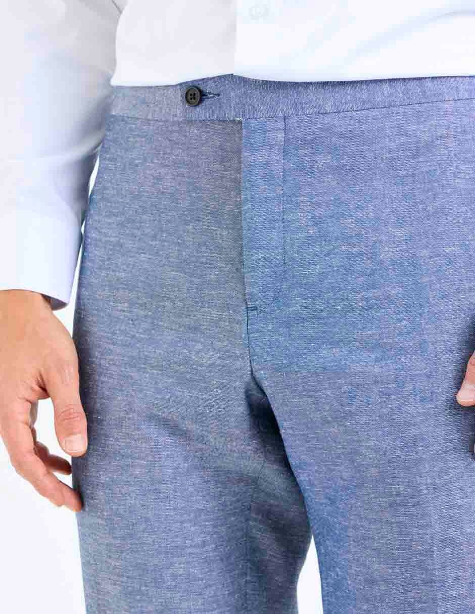 Pantalón business casual chino slim para hombre 4