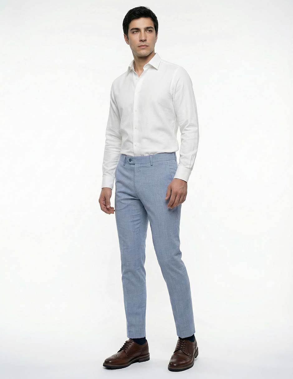Pantalón de vestir slim para hombre 8