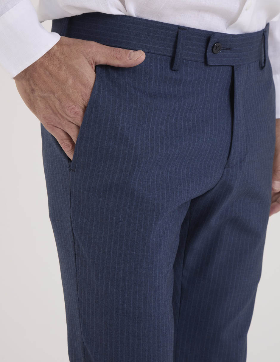 Pantalón de vestir regular para hombre 4