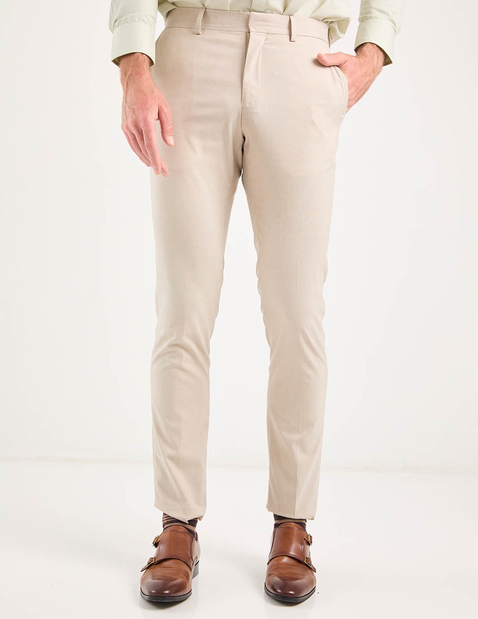 Pantalón de vestir slim para hombre