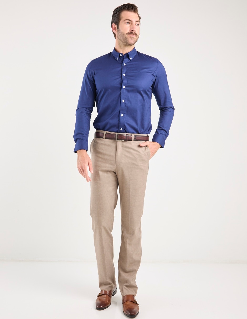 Pantalón de vestir recto para hombre 2