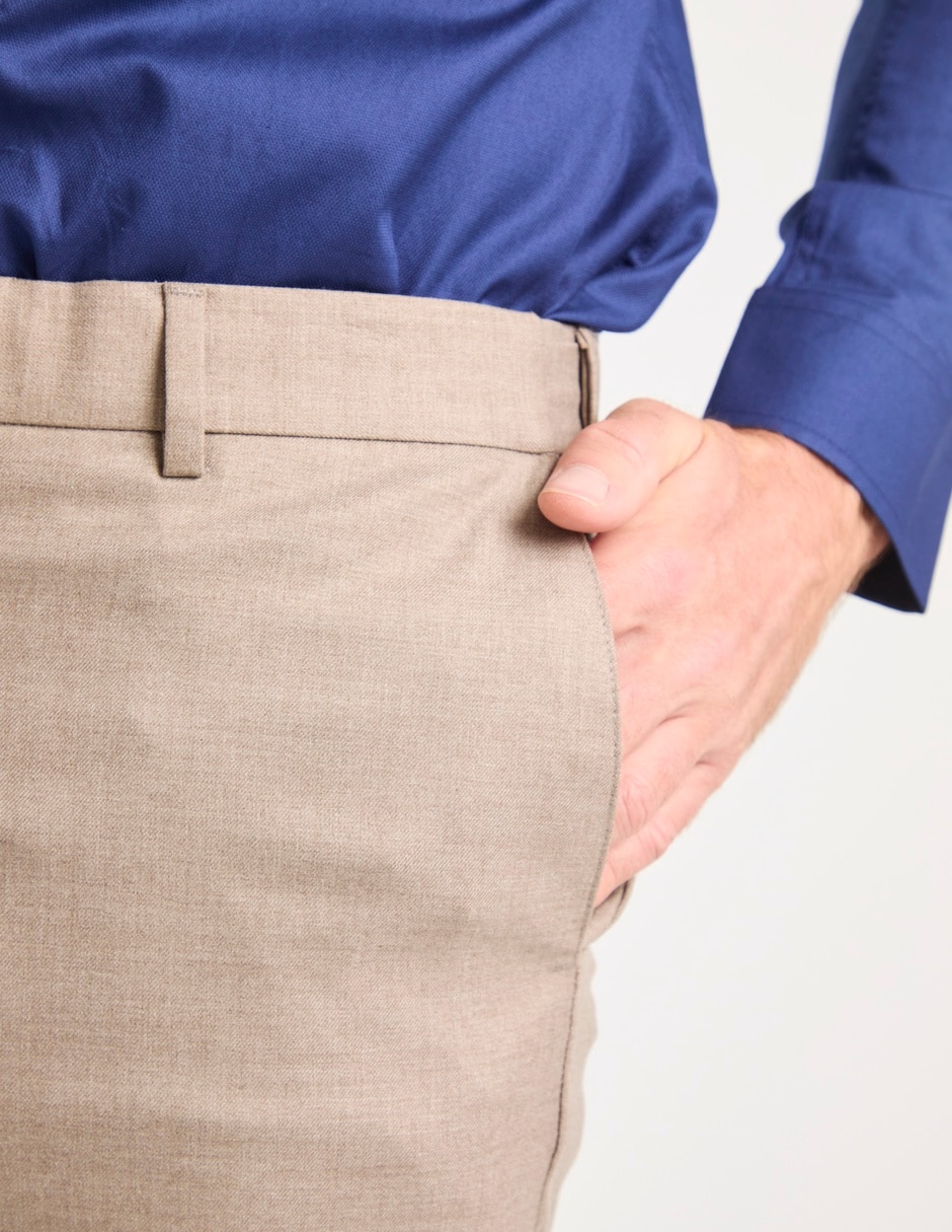 Pantalón de vestir recto para hombre 4