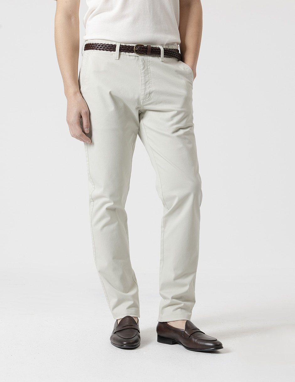 Pantalón chino recto para hombre Pantalón chino recto para hombre