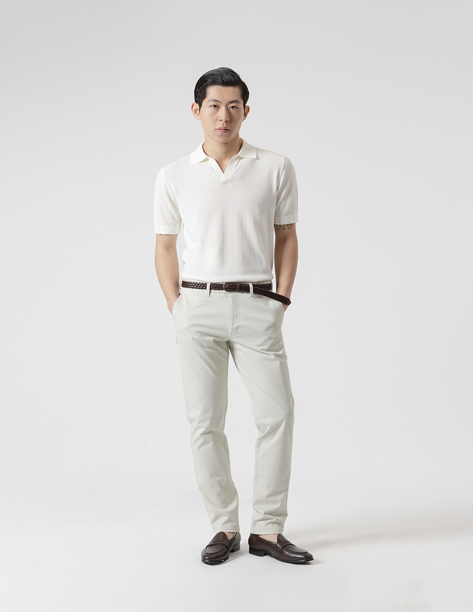 Pantalón chino recto para hombre 2
