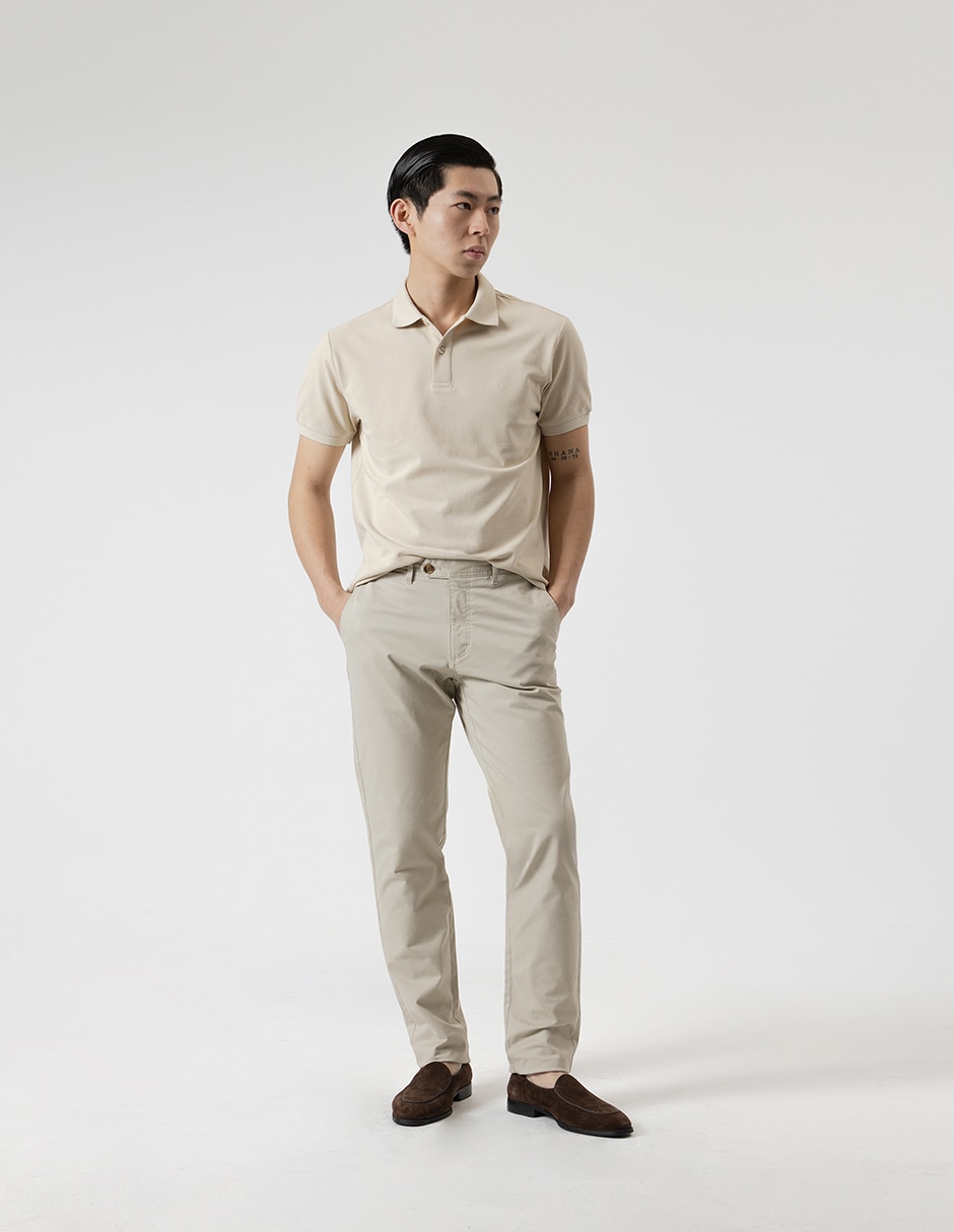 Pantalón chino recto para hombre 2