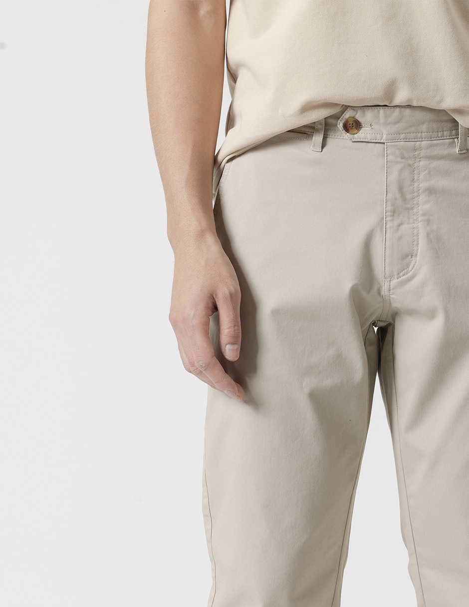 Pantalón chino recto para hombre 3
