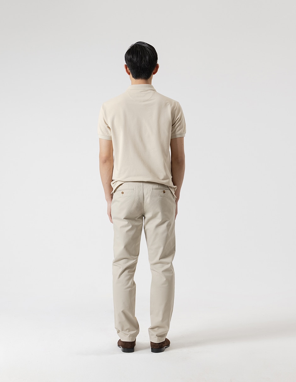 Pantalón chino recto para hombre 4